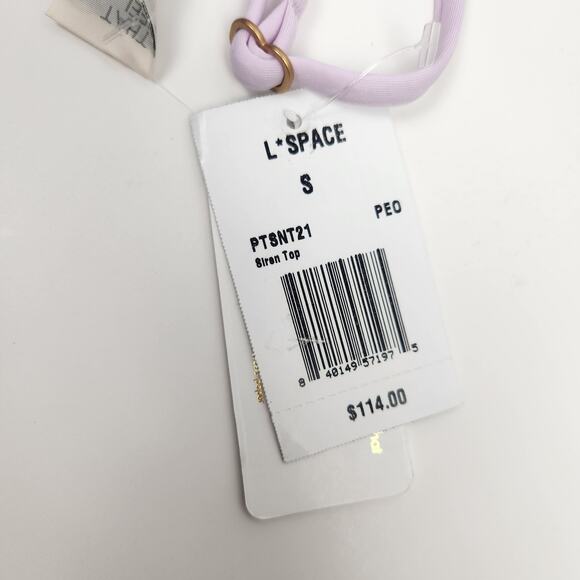 L*Space Siren Bikini Top in Peony Purple Size Small NWT - Picture 5 of 6